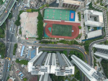 Shenzhen, Çin 'deki hava manzarası