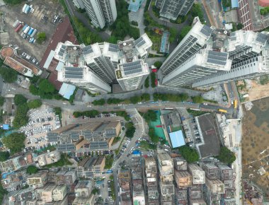 Shenzhen, Çin 'deki hava manzarası