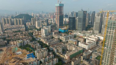 Shenzhen, Çin 'deki hava manzarası