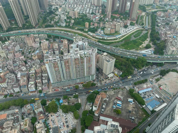 Shenzhen Çin Deki Hava Manzarası — Stok fotoğraf