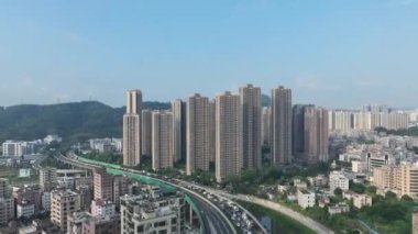 Shenzhen, Çin 'deki hava manzarası