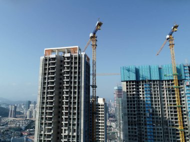 Shenzhen, Çin 'deki hava manzarası