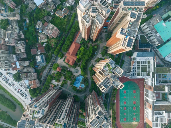 Aerial View Landscape Shenzhen China — Foto de Stock