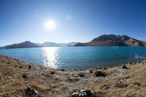 Lago Yamdrok Tibet China — Foto de Stock