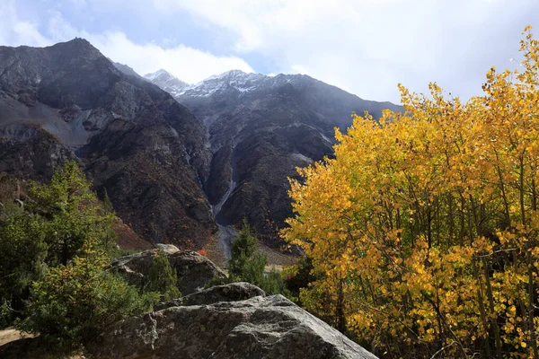 Krásná Podzimní Krajina Tibetu Čína — Stock fotografie