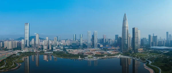 Luftaufnahme Der Landschaft Der Stadt Shenzhen China — Stockfoto