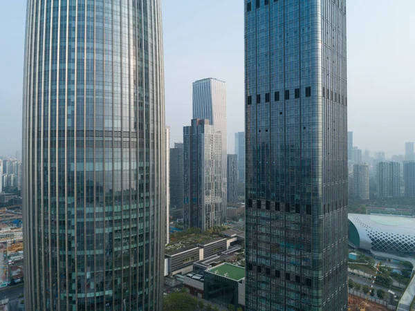 Luftaufnahme Der Landschaft Der Stadt Shenzhen China — Stockfoto