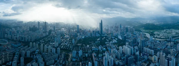 Pemandangan Kota Yang Indah Shenzhen China — Stok Foto