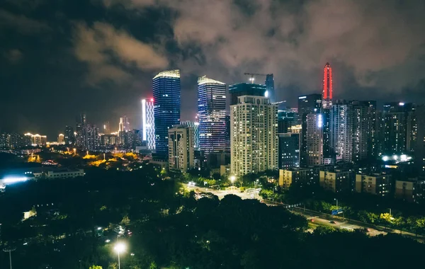 深圳市风景的空中景观 — 图库照片