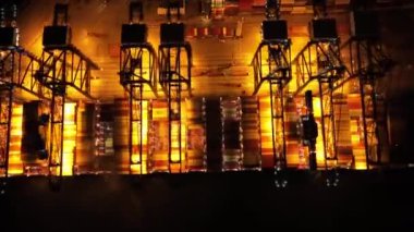Çin 'in Shenzhen şehrindeki Yantian konteyner terminalinin hava görüntüsü.