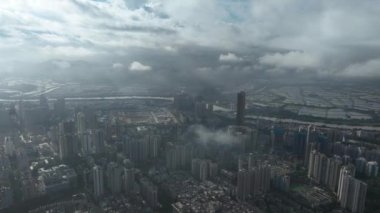 Shenzhen şehrindeki hava manzarası, Çin