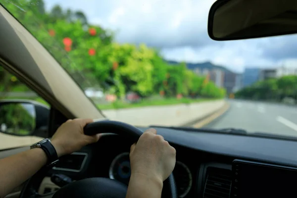 Driving Car Highway China — Stock Photo, Image