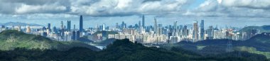 Shenzhen şehrindeki hava manzarası, Çin
