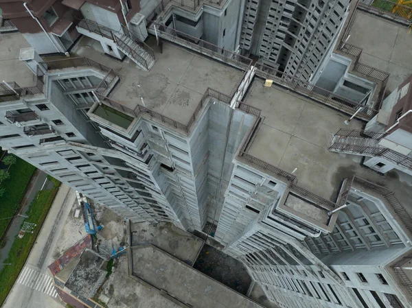 Letecký Pohled Vícestranné Bytové Výstavby Číně — Stock fotografie