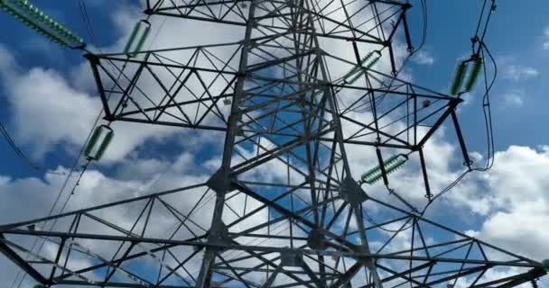 Close View Electricity Network — Vídeo de Stock