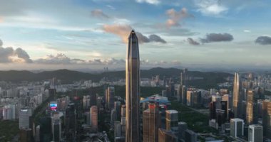 Shenzhen şehrindeki hava manzarası, Çin