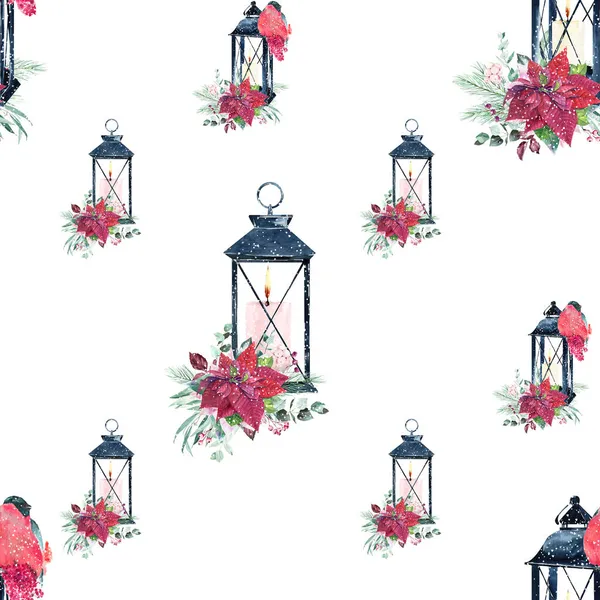 Christmas Pattern Lantern — Stock Photo, Image