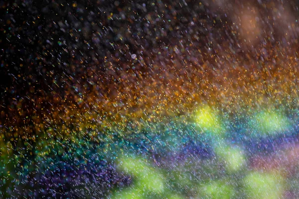 Foto Van Abstracte Regenboog Achtergrond Patronen Van Waterdruppels — Stockfoto