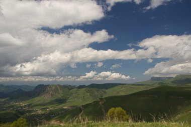Mountain pass Kum-Bashi. Karachay-Cherkess Republic.