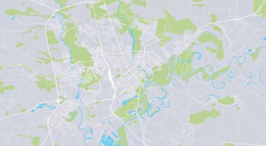 Chernihiv şehir haritası, Ukrayna, Avrupa