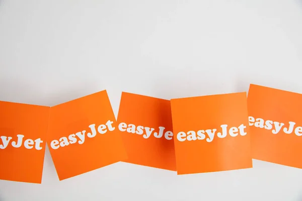Londýn Velká Británie Červenec 2022 Logo Společnosti Easy Jet Easy — Stock fotografie