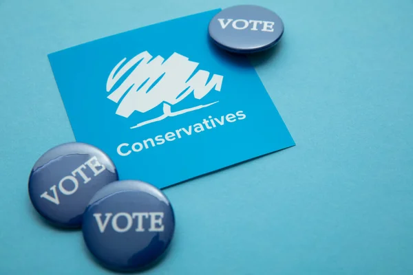 Londen Juli 2022 Conservatief Politiek Partijlogo Van Het Verenigd Koninkrijk — Stockfoto
