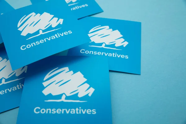 London July 2022 Conservative United Kingdom Political Party Logo Blue — Foto de Stock