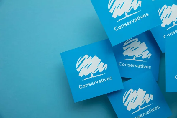 London July 2022 Conservative United Kingdom Political Party Logo Blue — Zdjęcie stockowe