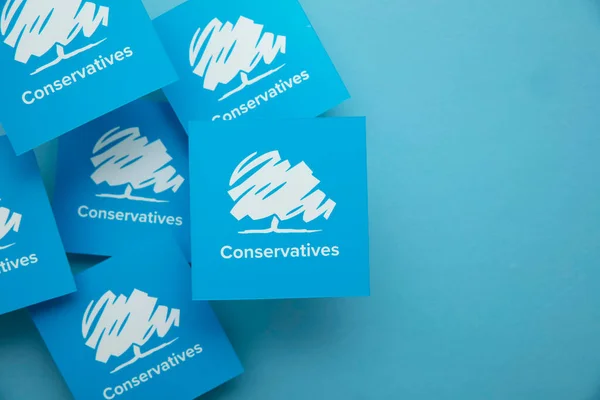 London July 2022 Conservative United Kingdom Political Party Logo Blue — Zdjęcie stockowe