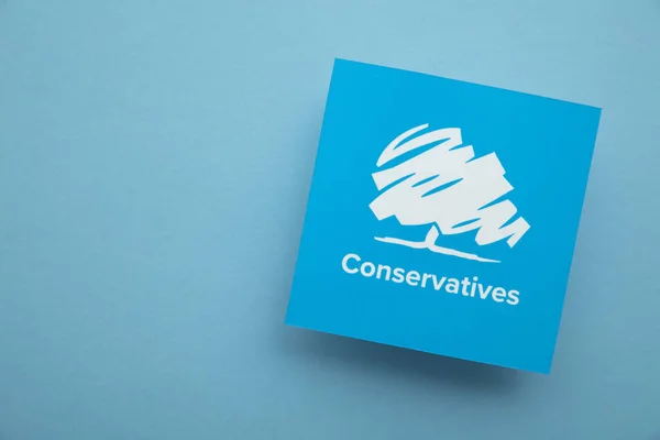 London Велика Британія Липень 2022 Партійний Логотип Консервативної Великої Британії — стокове фото
