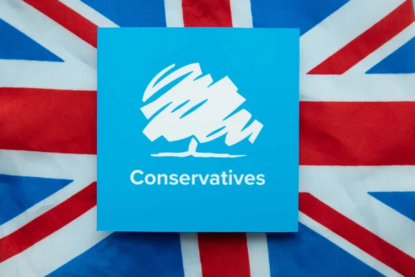 Londres Reino Unido Julio 2022 Logotipo Conservador Del Partido Político —  Fotos de Stock