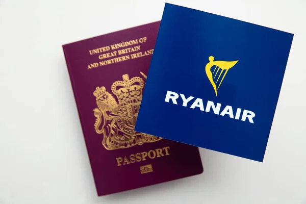 Londýn Červenec 2022 Logo Letecké Společnosti Ryanair Ryanair Jsou Britské — Stock fotografie