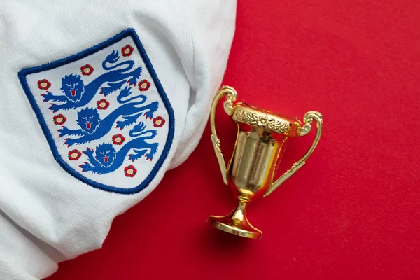 London August 2022 Three Lions National Emblem Badge England Football — Stockfoto