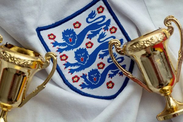 London August 2022 Three Lions National Emblem Badge England Football — Stockfoto