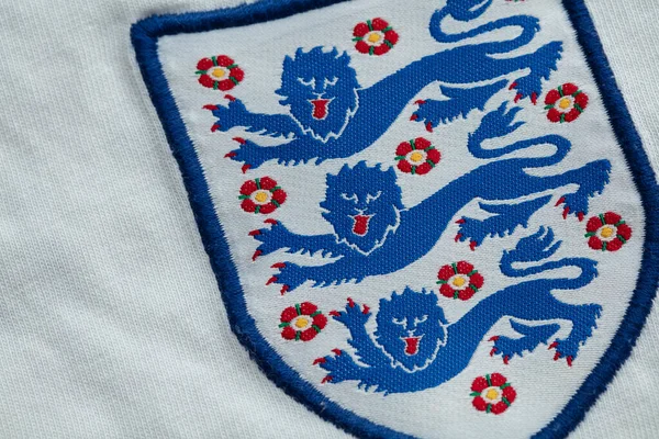 London August 2022 Three Lions National Emblem Badge England Football — Stockfoto