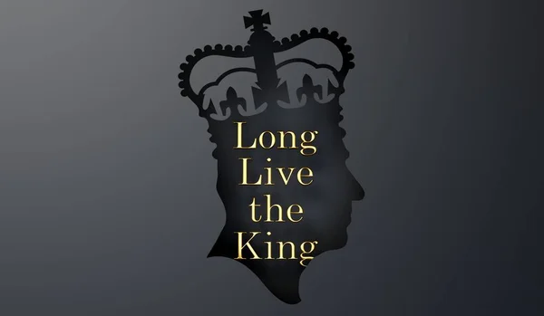 Лондон Великобритания Сентябрь 2022 Года Боковой Профиль Короля Карла Iii — стоковое фото