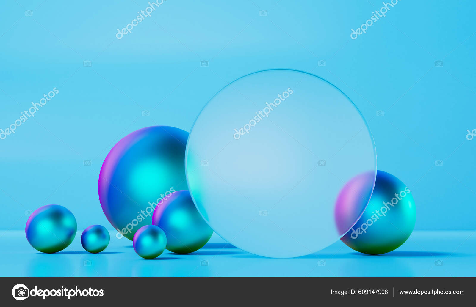Frosted Glass Effect - 3D