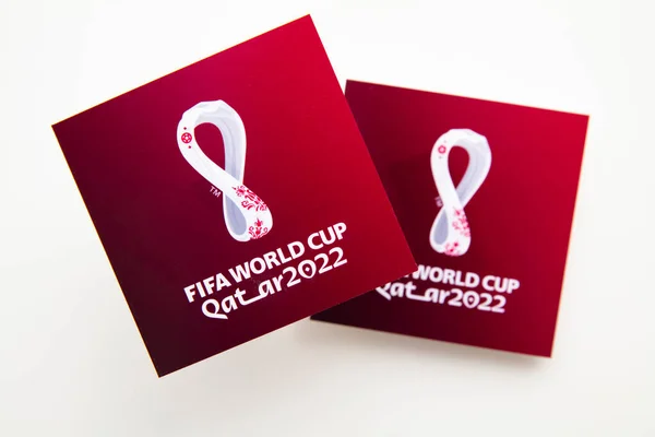 Londres Septembre 2022 Logo Officiel Coupe Monde 2022 Qatar — Photo