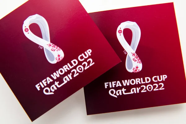 London Storbritannien September 2022 Officiell Logotyp För 2022 Hålls Qatar — Stockfoto