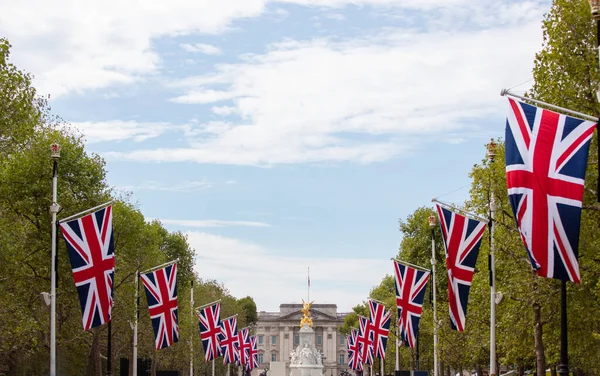 Londres Reino Unido Setembro 2022 Vista Para Palácio Buckingham Após — Fotografia de Stock