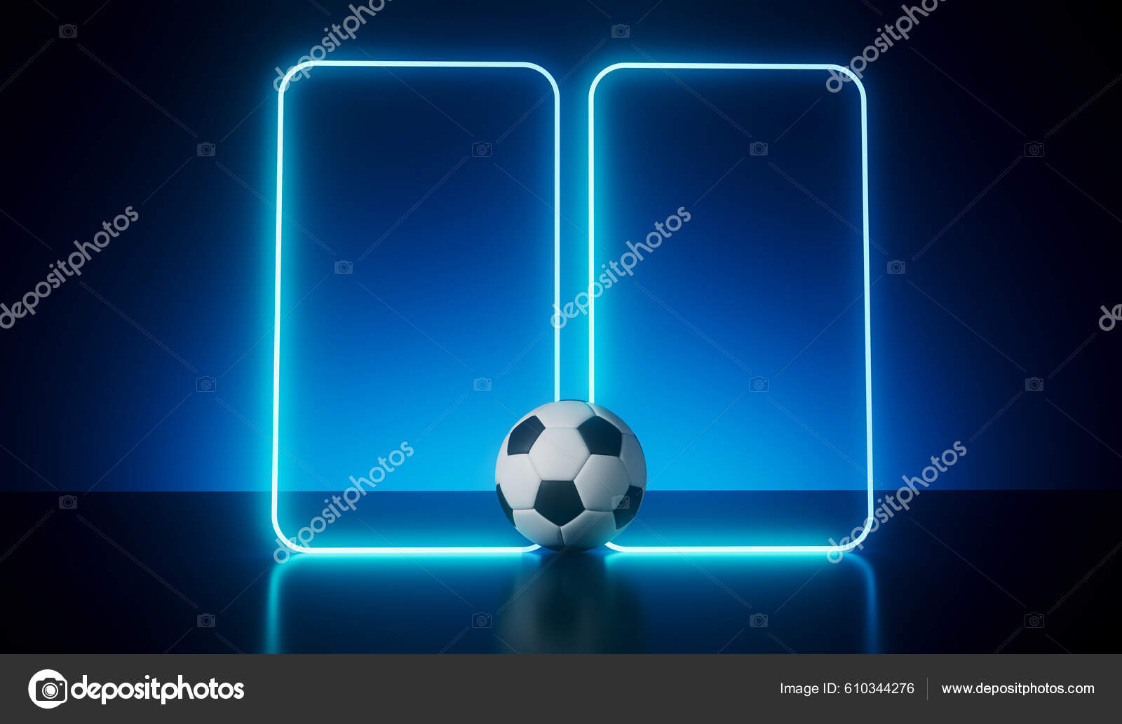 Controlador de videogame de fundo de jogos de futebol com uma bola de  futebol tradicional e campo de grama