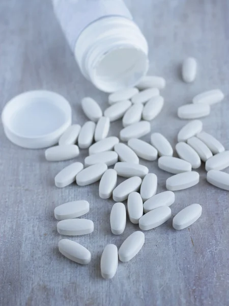 White medicine pil — Stock Photo, Image