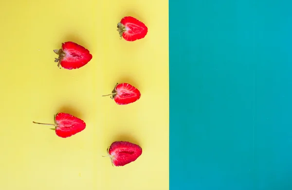 Strawberry flag — Stock Photo, Image