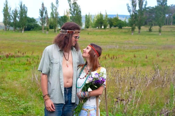 Kaç hippi çiçek aşık — Stok fotoğraf