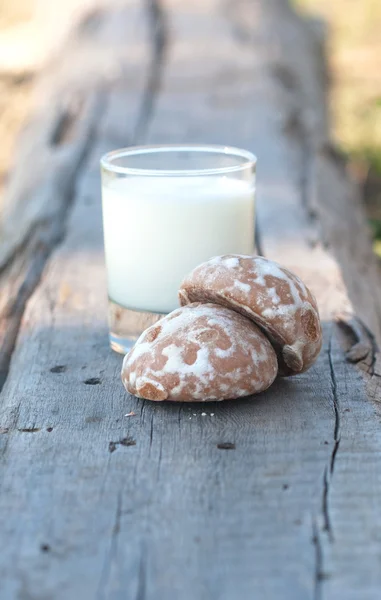 Rural milk and spice cakes — Stock Photo, Image