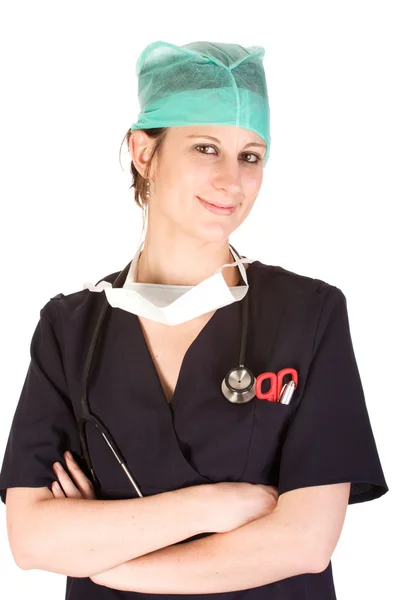 Young Caucasian female healthcare professional — Stock Photo, Image