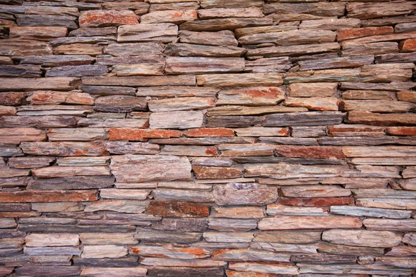 Muralla de piedra de pizarra natural —  Fotos de Stock