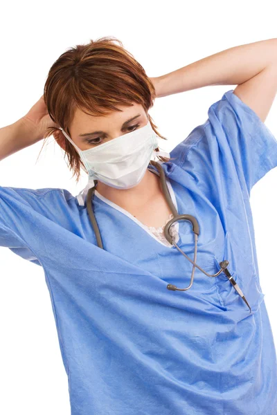 Young Caucasian female medical assistant — Stock Photo, Image