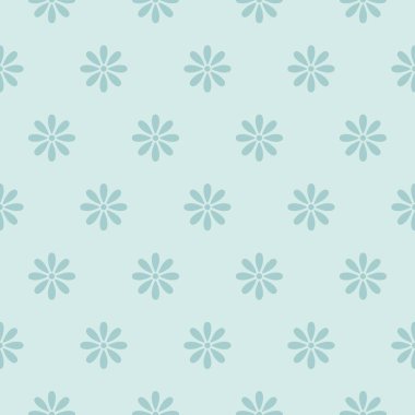 Küçük mavi çiçeklerin dikişsiz deseni.