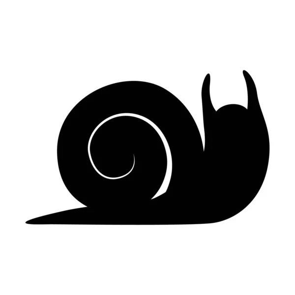Snail icon vector, filled flat sign, solid pictogram isolated on white. — Stock Vector